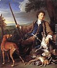 Alexandre-Francois Desportes Self-Portrait as a Huntsman painting